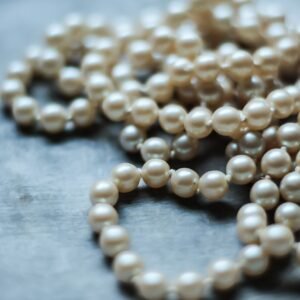 pearl, chaplet, beads